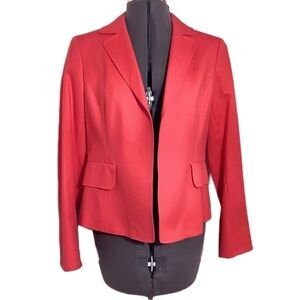 Jones New York Professional Stretch Open Ponte Blazer Size 4